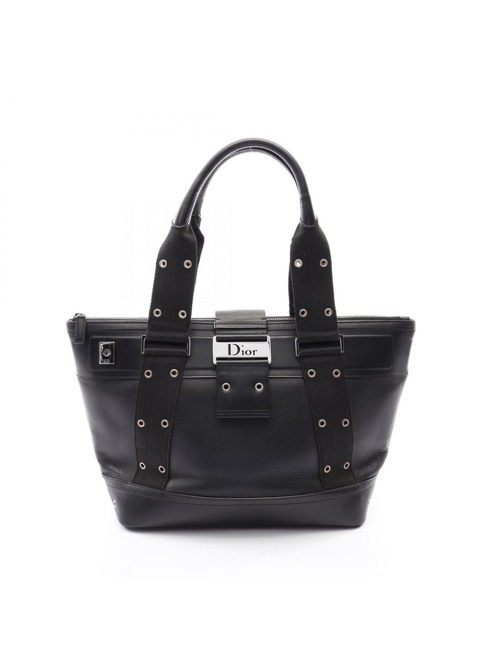 Dior Street Chic Tote Hand Bag Leather #341234D14B